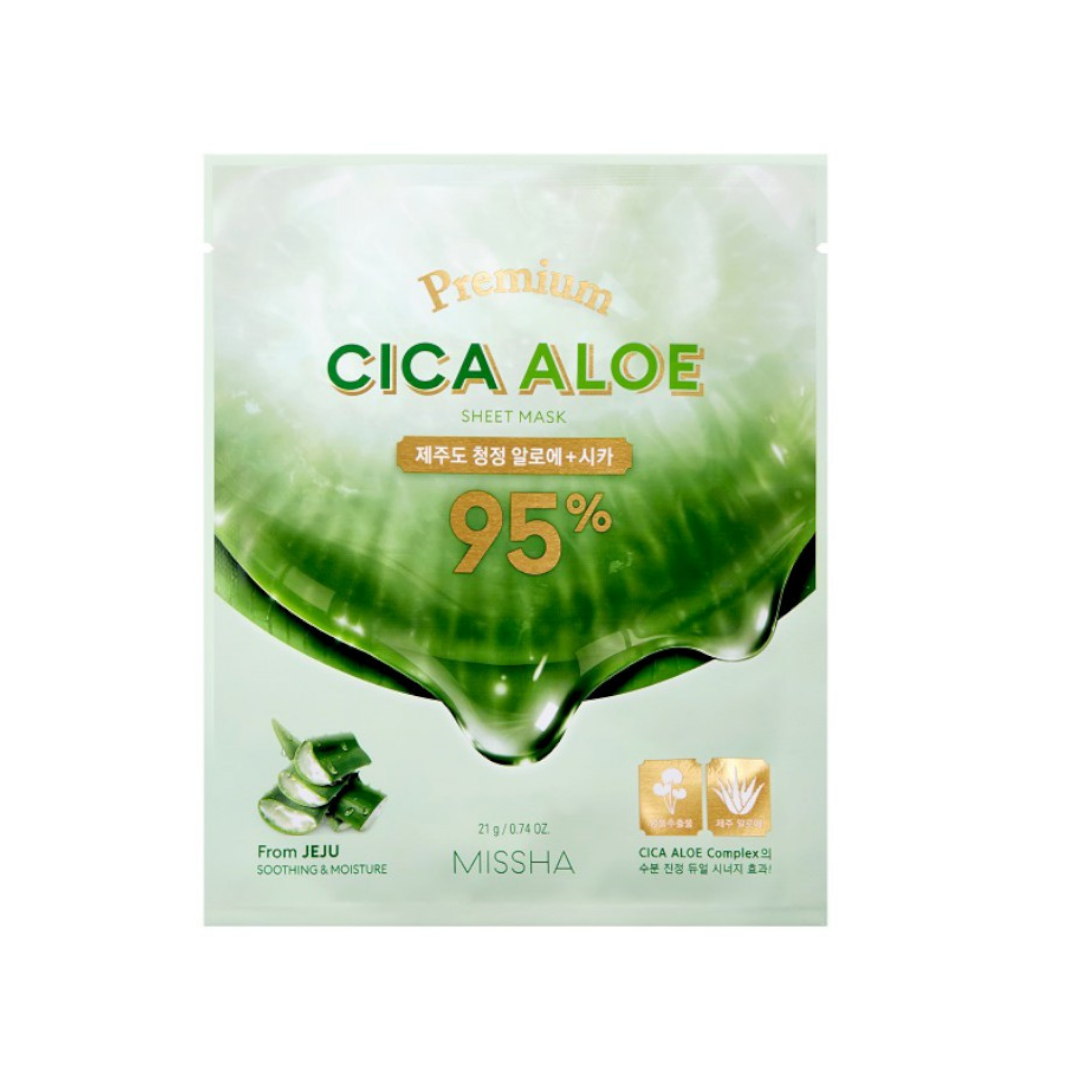 Premium Cica Aloe Sheet Mask
