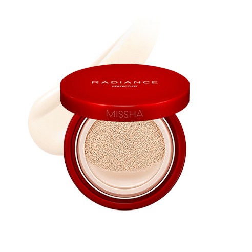 Missha Radiance Perfect Fit Cushion Foundation [No.19] Ivory