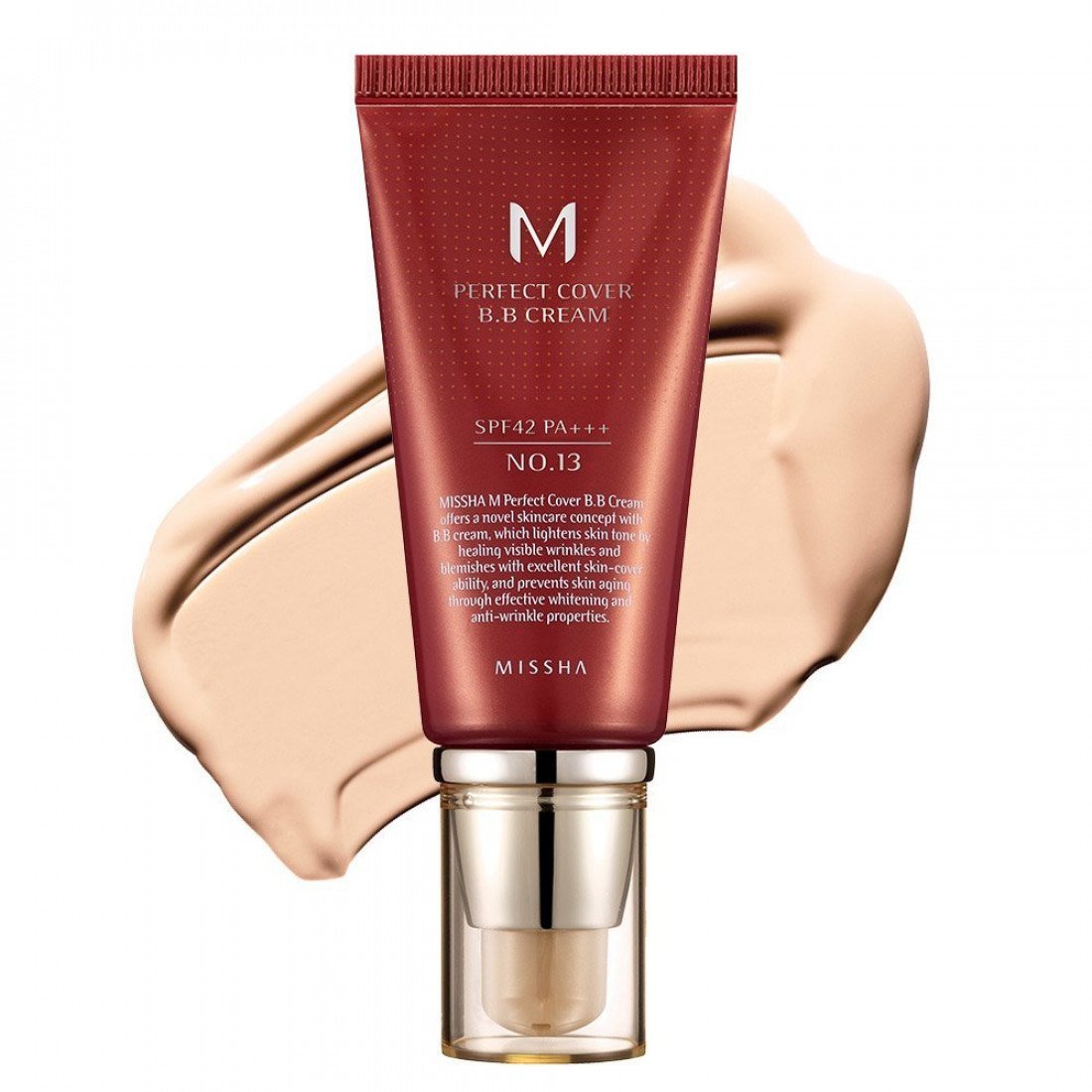 M Perfect Cover BB Cream Spf42/Pa+++ (No.21/Light Beige) 50Ml