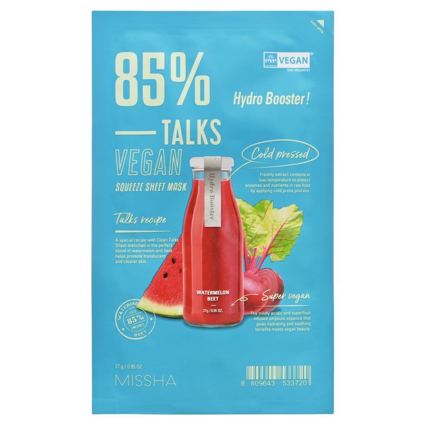 Missha Talks Vegan Squeeze Sheet Mask [Hydro Booster]