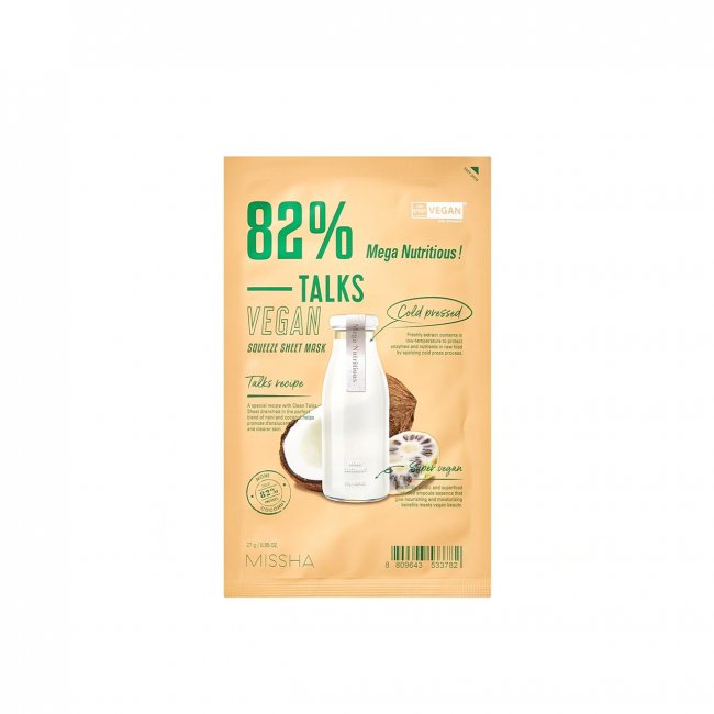 Missha Talks Vegan Squeeze Sheet Mask [Mega Nutritious]