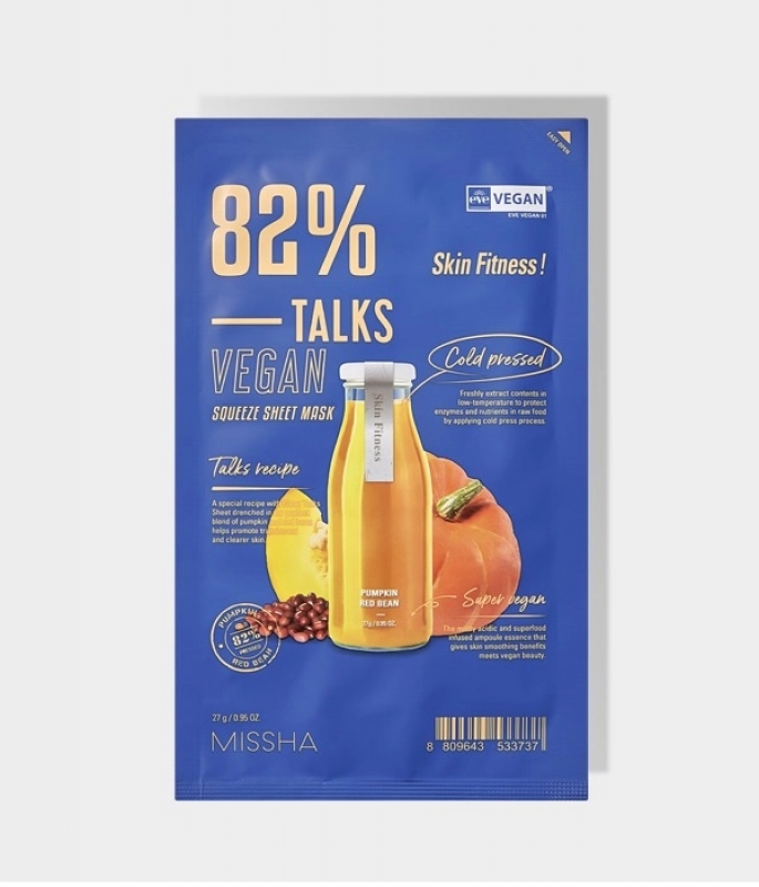 Missha Talks Vegan Squeeze Sheet Mask [Skin Fitness]