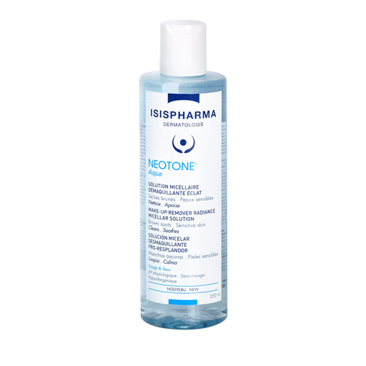 Micellar water deeply cleanses to remove make-up
