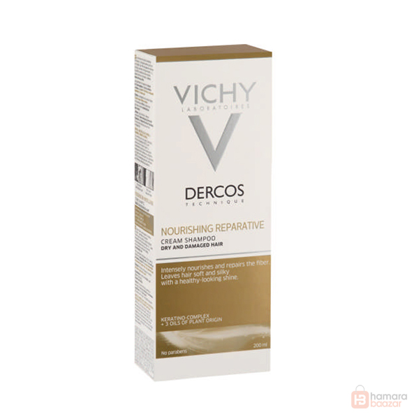 DERCOS NOURISHING CREAM SHAMPOO