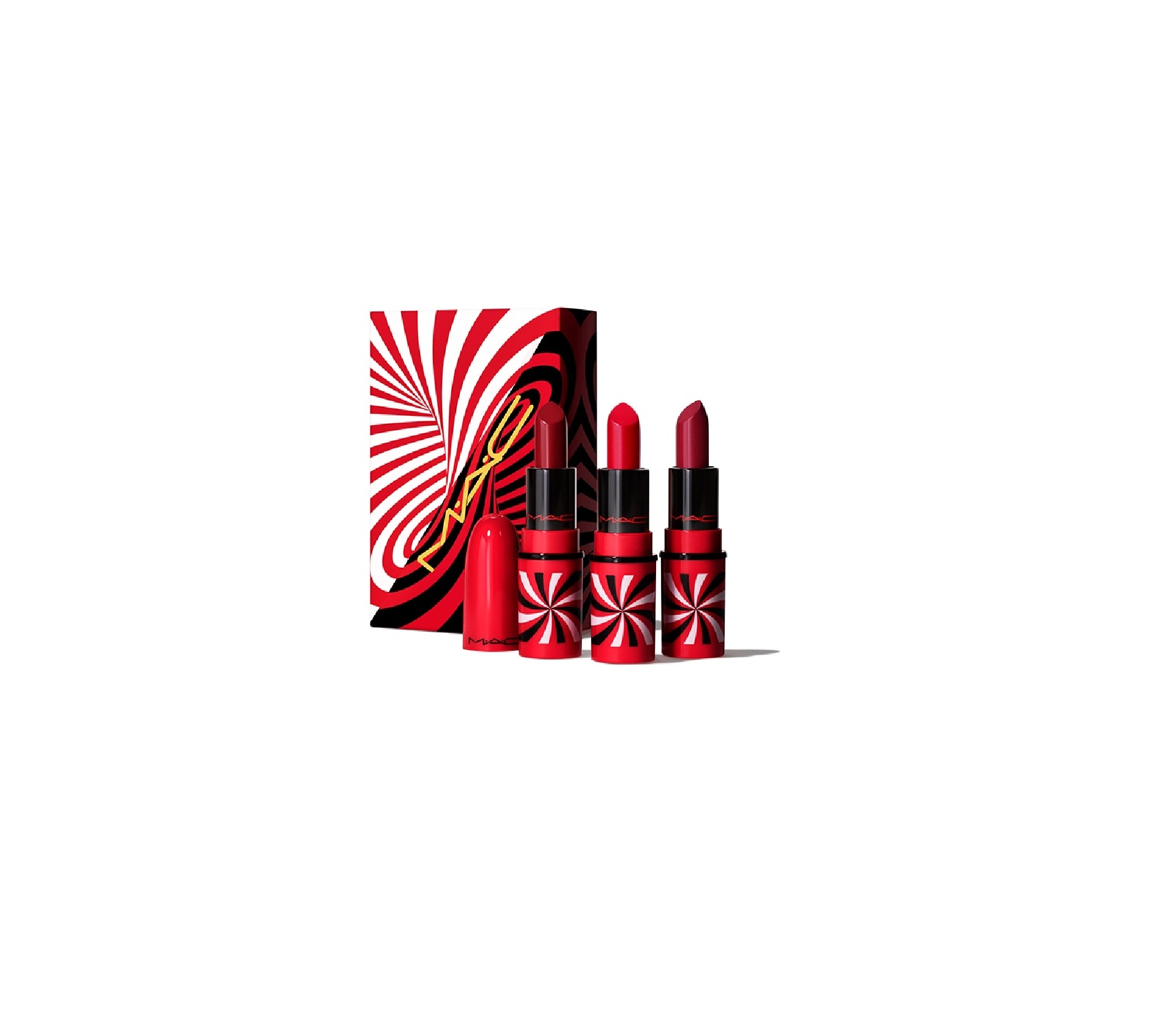 Tiny Tricks Mini Lipsticks Trio Red