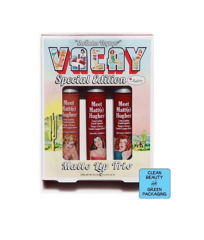 The Balm Voyage Vacay Special Edition Matte Lip Tria