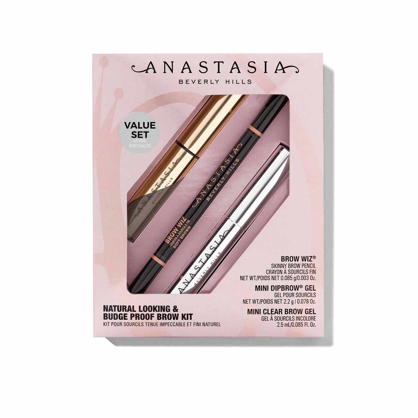 Natural Looking & Budge Proof Brow Kit-Ebony