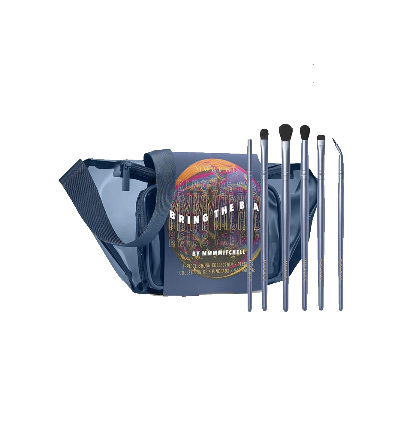 Bring The Beat 6Pcs Brush+Belt Bag