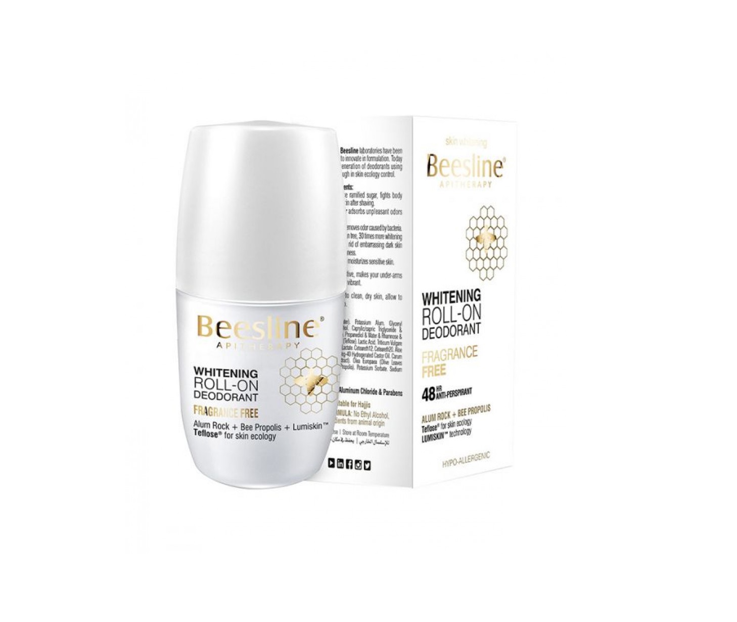 Beesline Deodorant That Illuminates The Underarm Area Without Perfume