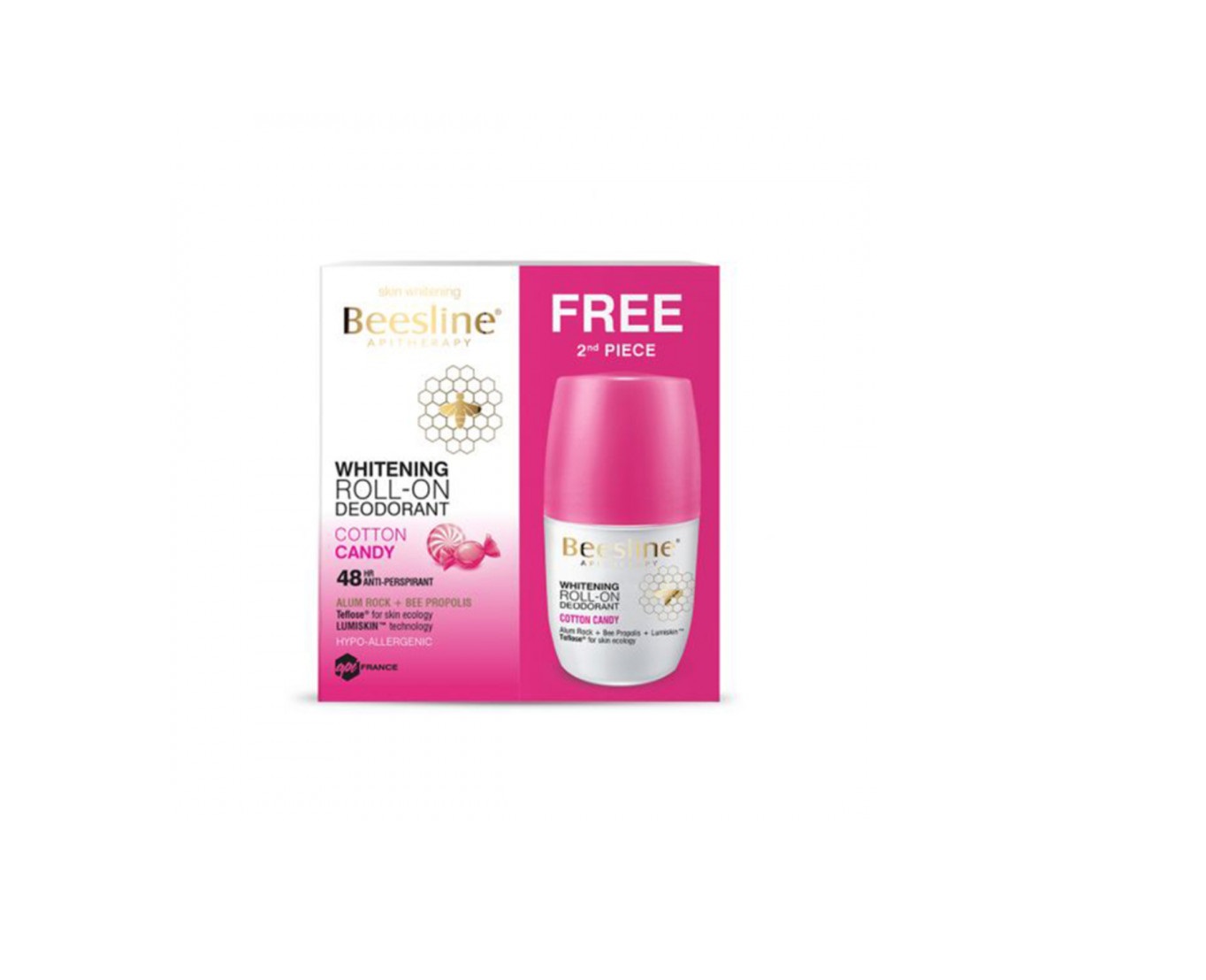 Beesline Freshener Roll-on to lighten the skin, cotton softness