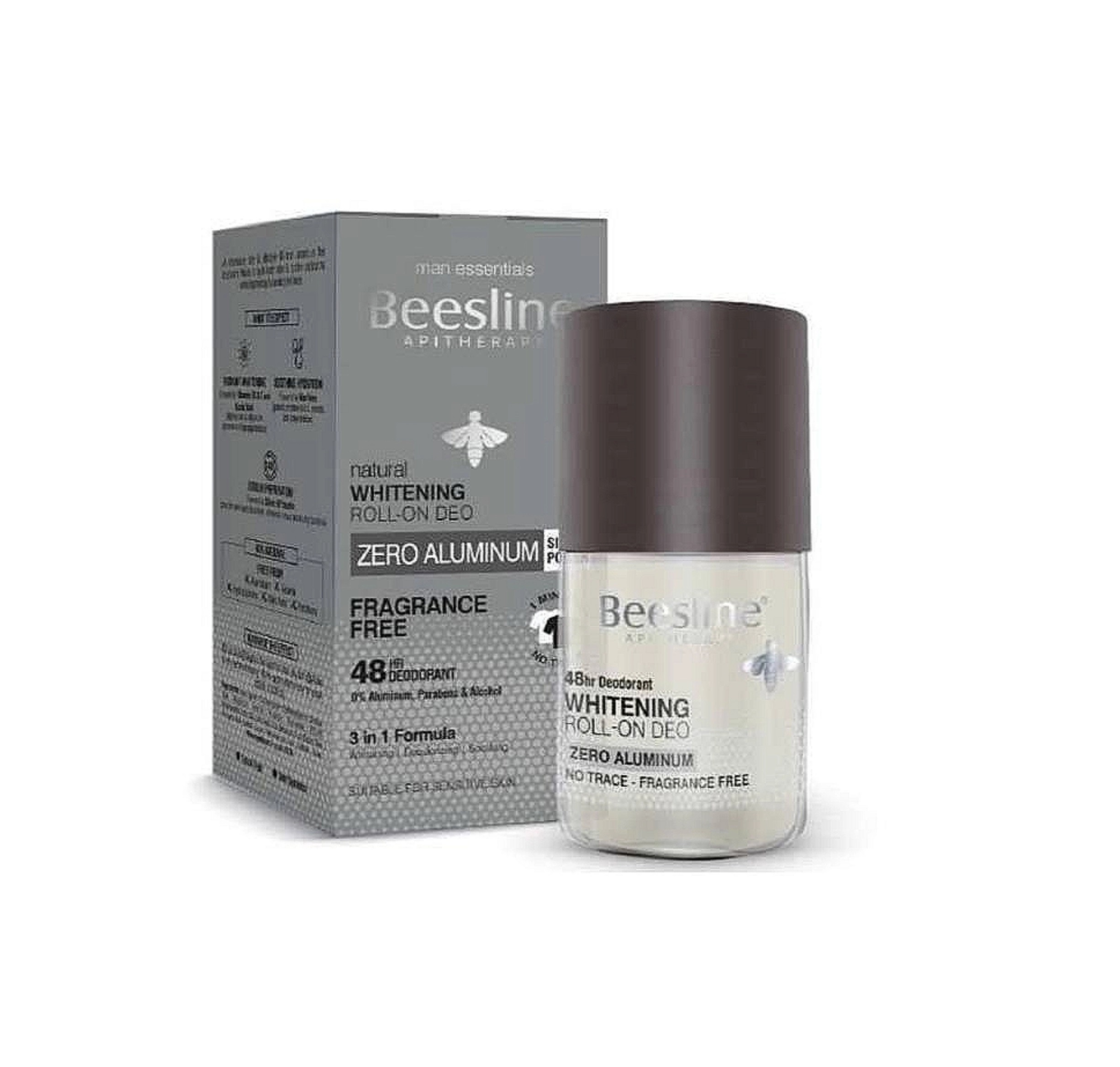 Beesline is free of aluminum and the fragrance is fortified with silver