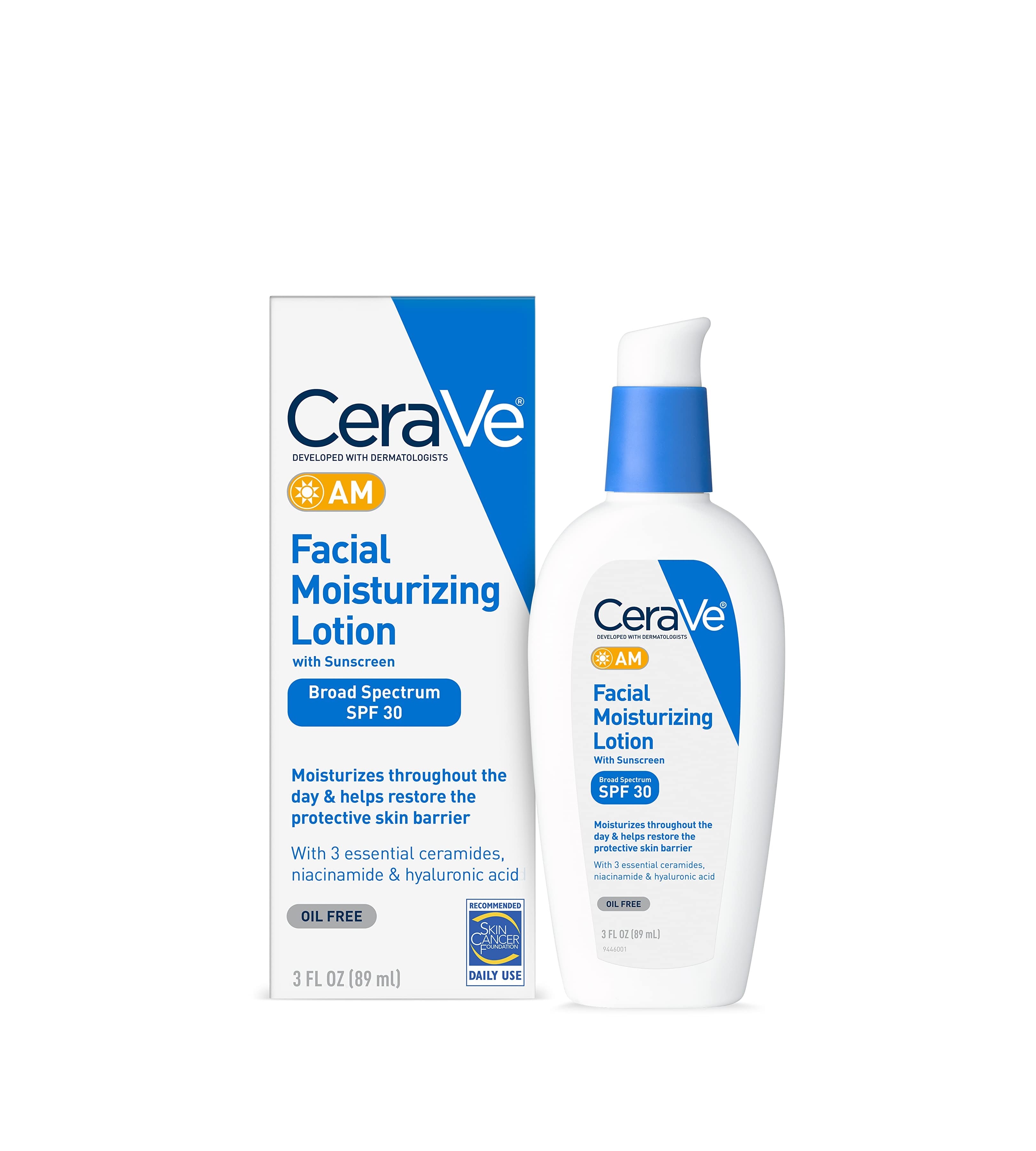 Cerave Facial Moisturizing Lotion Oil Free  Day Am
