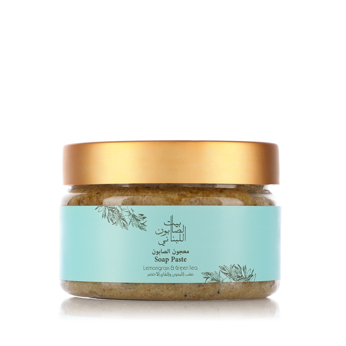 معجون صابون الليمون والشاي الأخضر