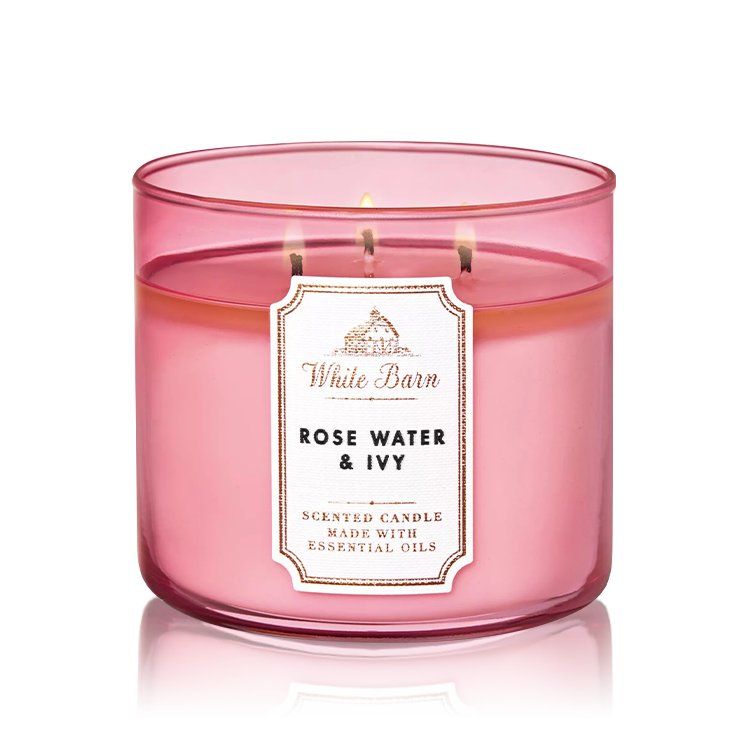 Bath & Body Works Rose Water & Ivy Candle 411G