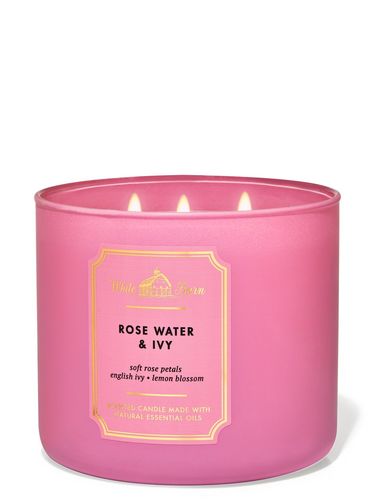 Bath & Body Works Rose Water & Ivy Candl 411G