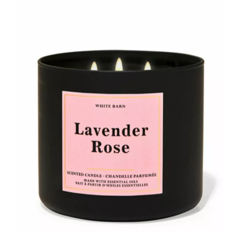 Bath & Bodyworks Lavender Rose Candle 411G