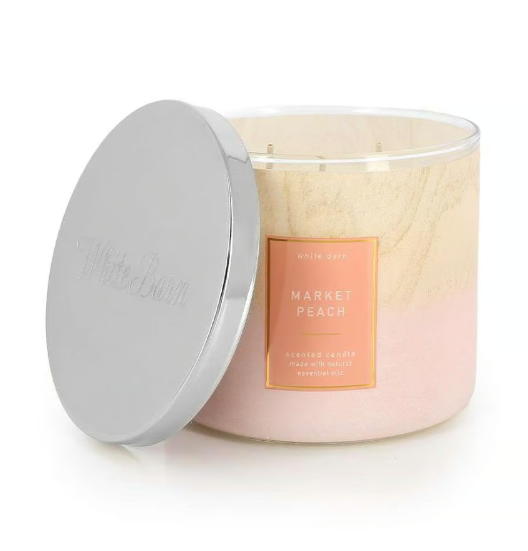 Bath & Body Works Market Peach Candle 411G
