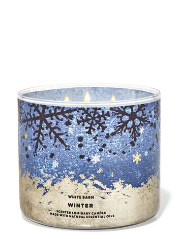 Bath & Body Works Candle White Barn Winter