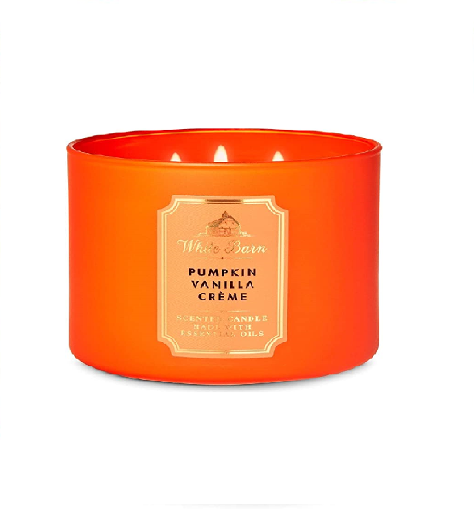 Bath&Body Works Pumpkin Vanilla Creme Candle 411G