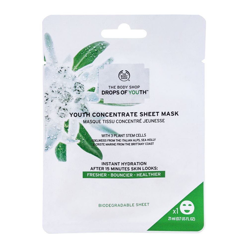 The Body Shop Drops Of Youth Concentrate Sheet Mask