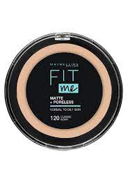 Maybelline New York Fit Me Matte And Poreless Compact Face Powder - 120, Classic Ivory