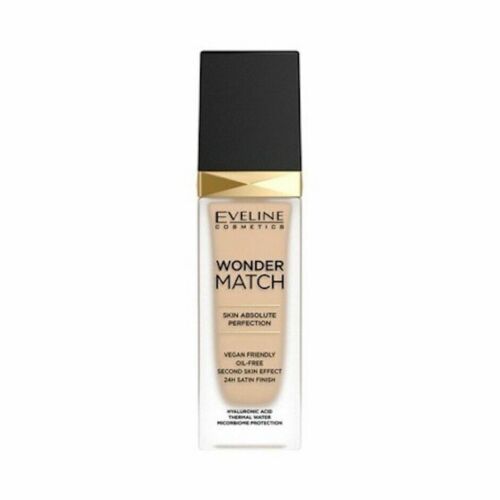 Eveline Wonder Match Skin Perfection Luxury Foundation - 10 Light Vanilla 30Ml