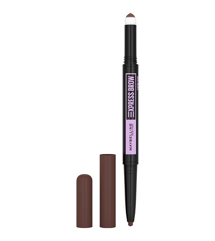 Maybelline - Satin Brow Eyebrow Pencil Duo - 004: Dark Brown