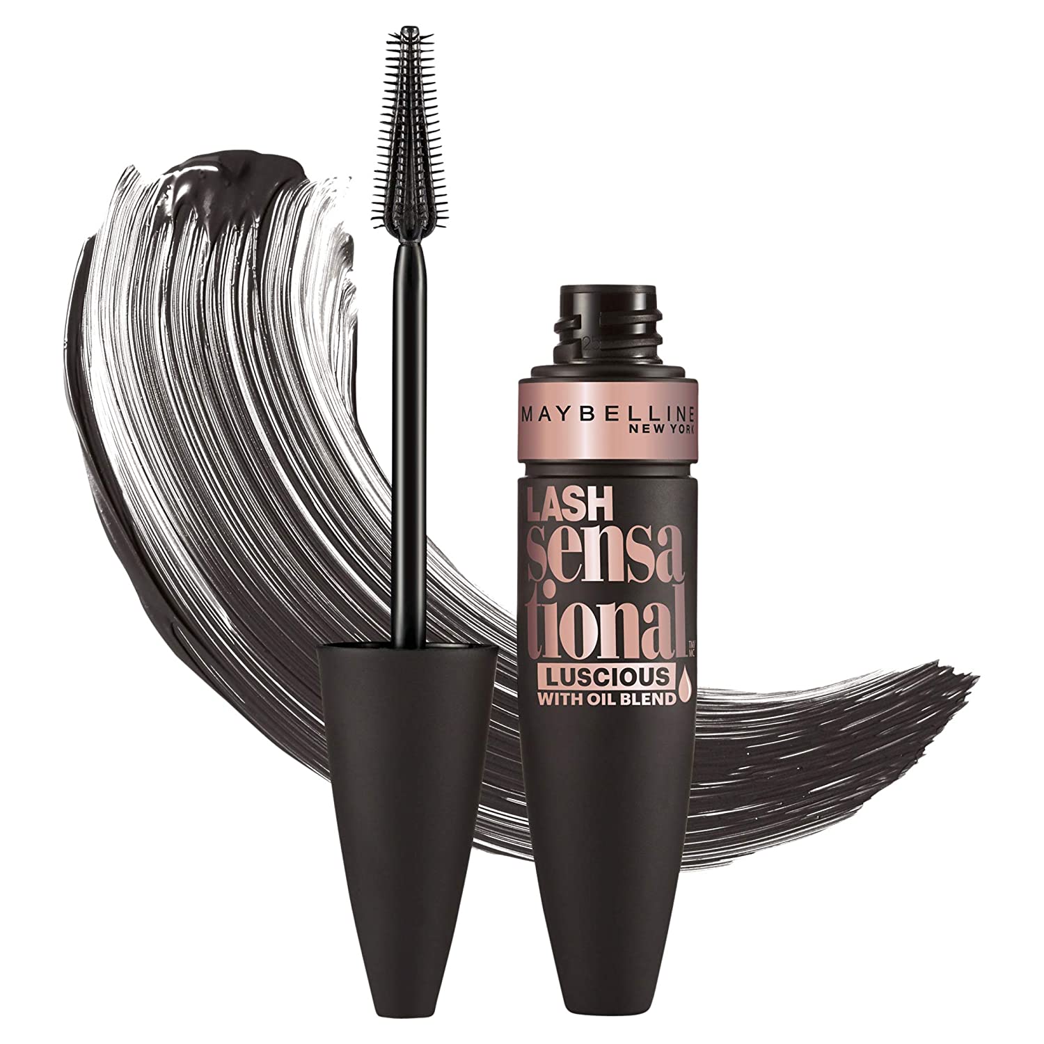 Maybelline New York Lash Sensational Luscious Black 9.5Ml Mascara
