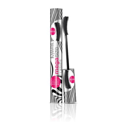 Eveline Mascara Mega Size Lashes Double Brush Volumising Lengthening