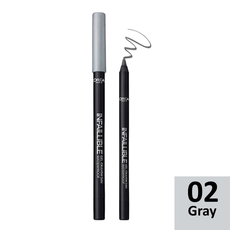 L'Oreal Paris - Infallible Gel Crayon Eyeliner 02 Gray