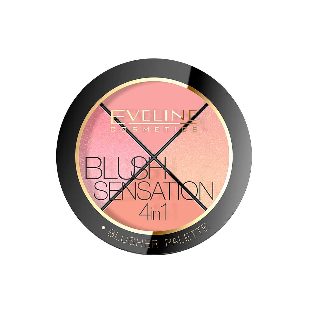 Eveline Blush Sensation 4In1- Blusher Palette