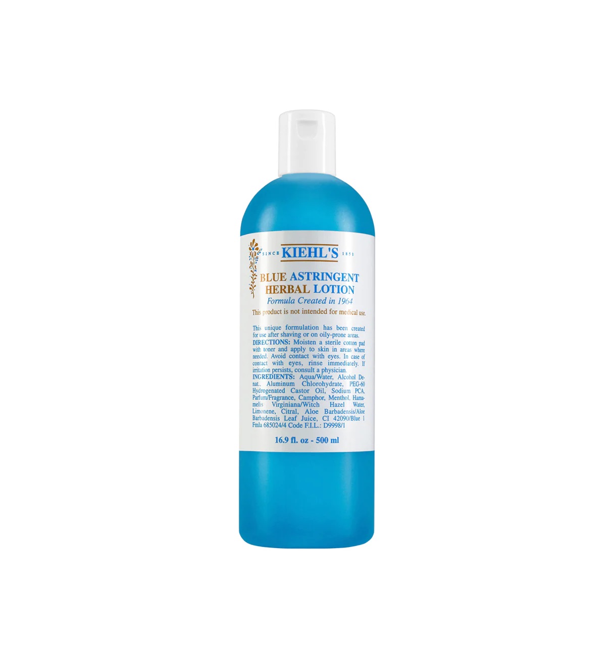 Kiehls Blue Astringent Herbal Lotion
