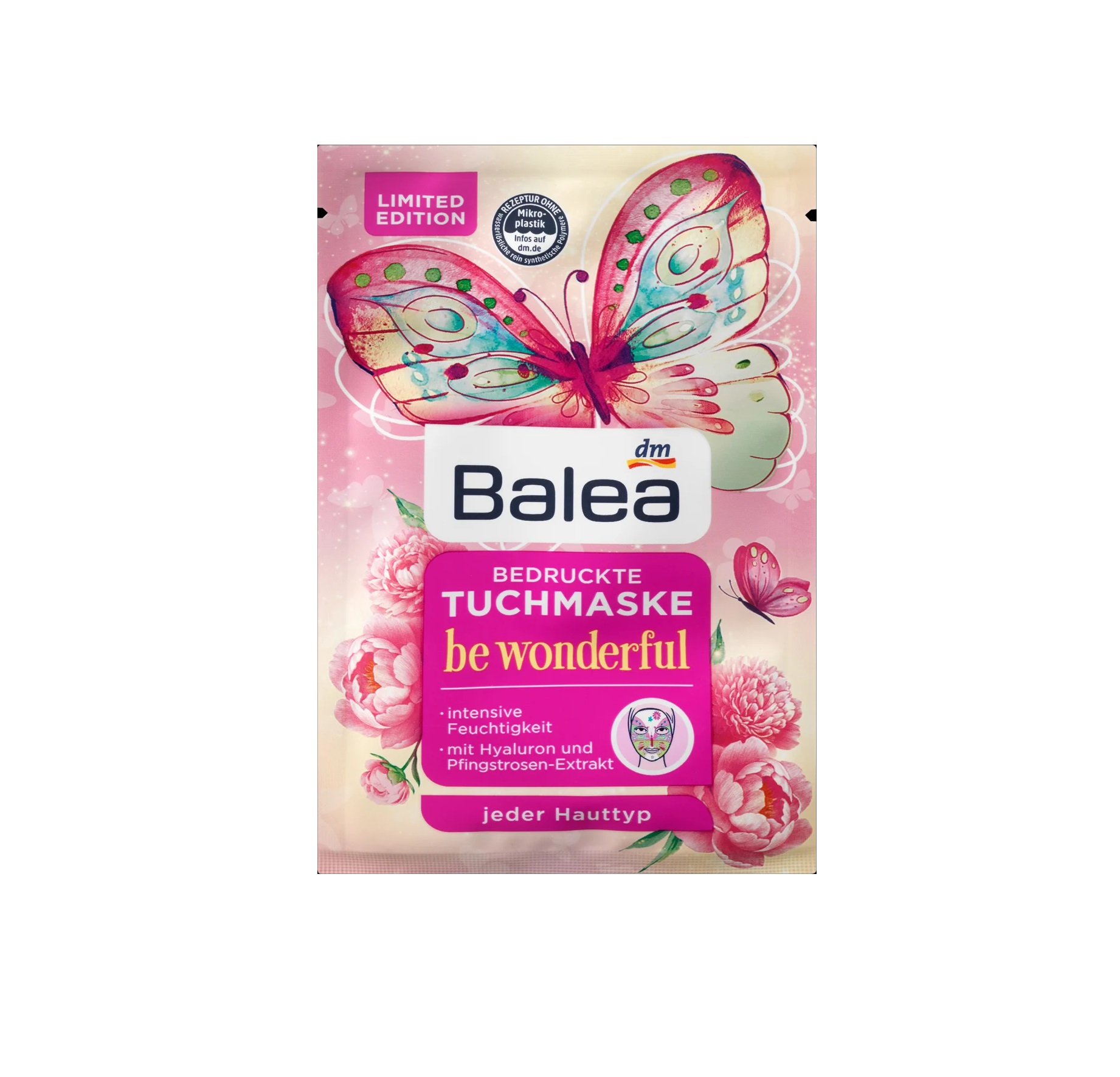 Sheet Mask Printed Butterfly