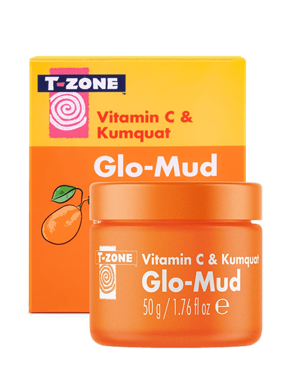 T-Zone Glo-Mud Vitamin C & Kumquat Skin Brightening Face Mud Mask