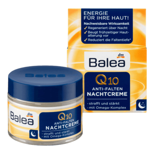 Balea Q10 Anti Arrugas Crema De Noche, 50 Ml‏