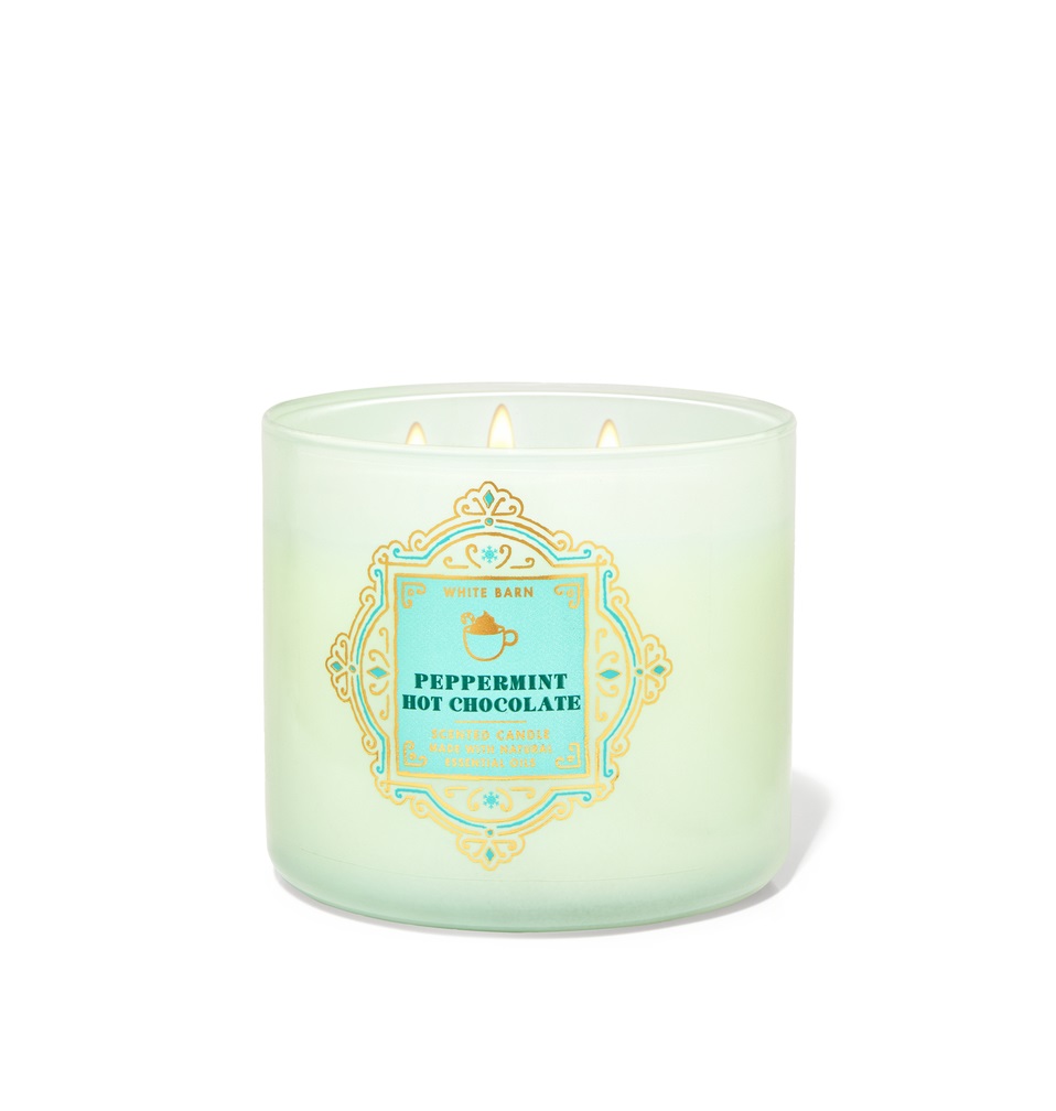 Bath & Body Works Candle Peppermint Hot Chocolate