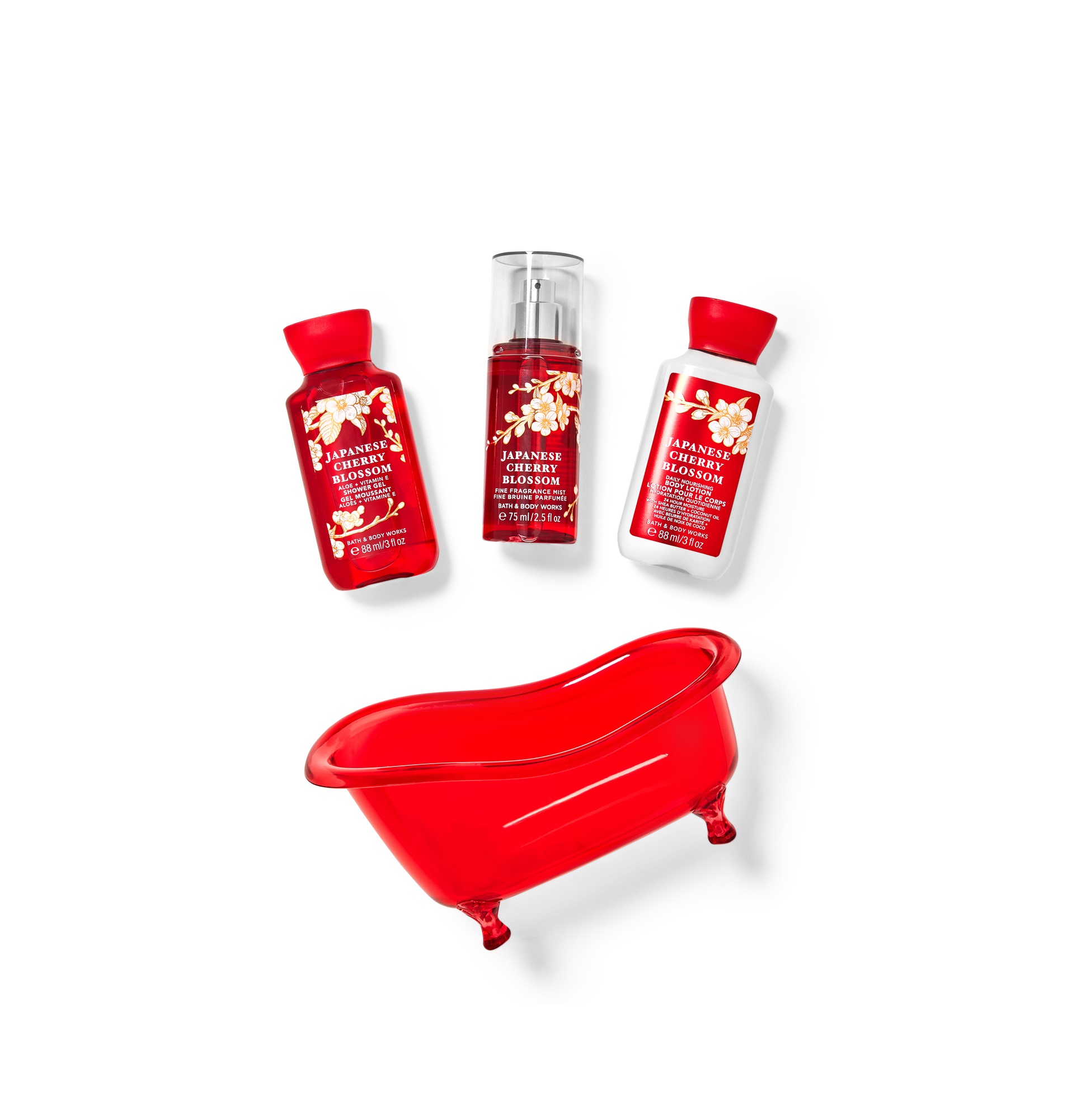 Bath &Body Works Hapanese Cherry Blossom 75Ml Kit