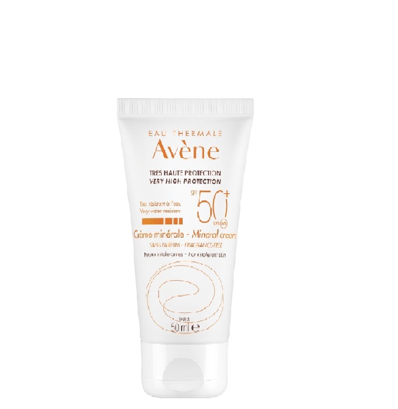 avene Sunblock Mineral SPF 50 +