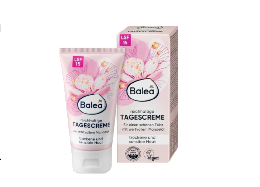 Day cream rich in SPF 15, 50 ml