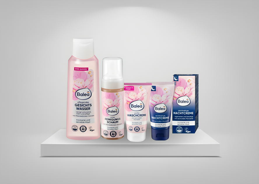 Package for sensitive and dry skin