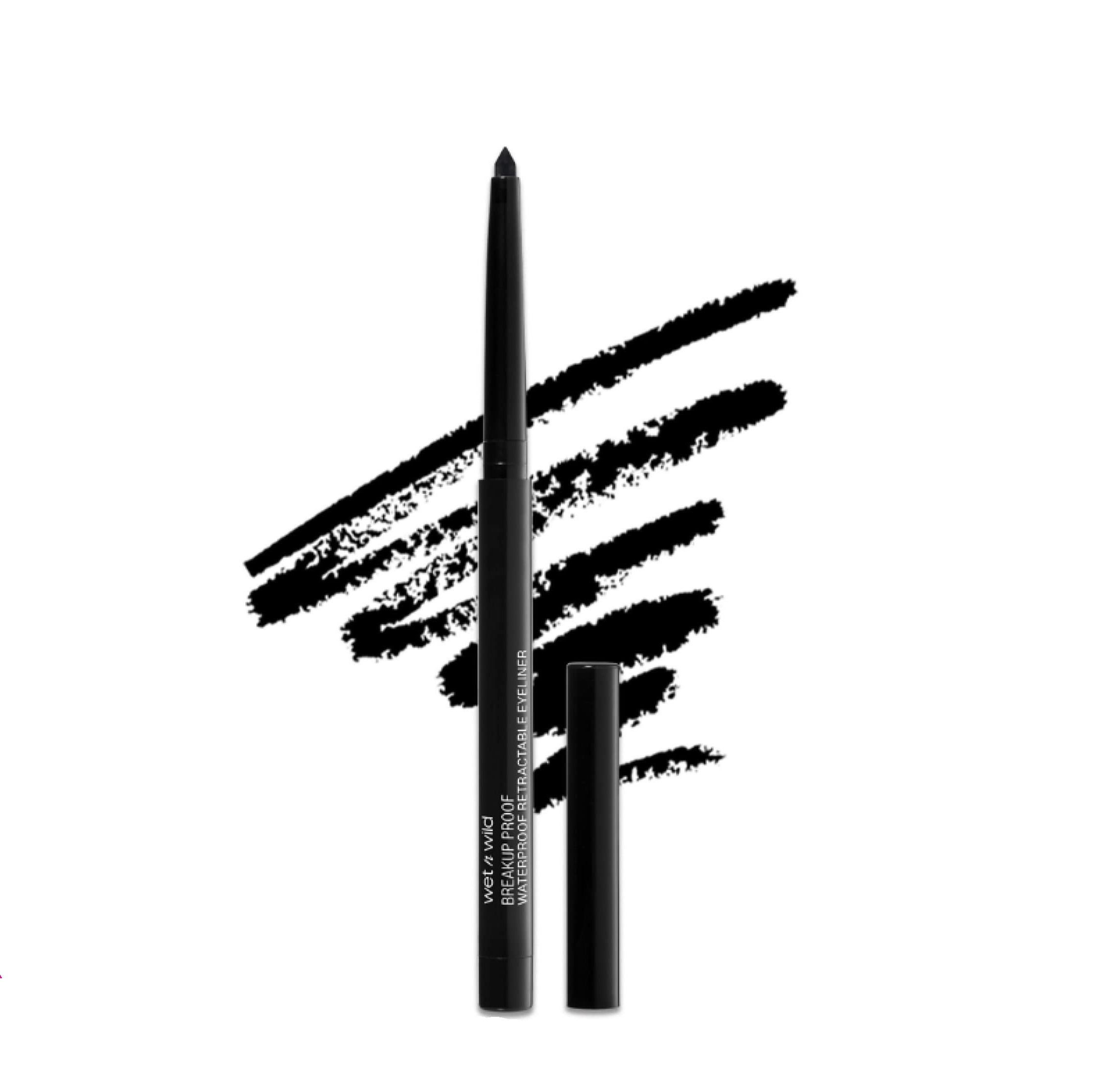 Mega Last Breakup-Proof Retractable Eyeliner  Black