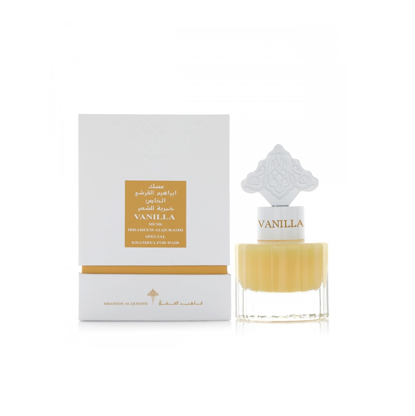 مسك ابراهيم القرشي الخاص خمرية للشعر Vanilla
