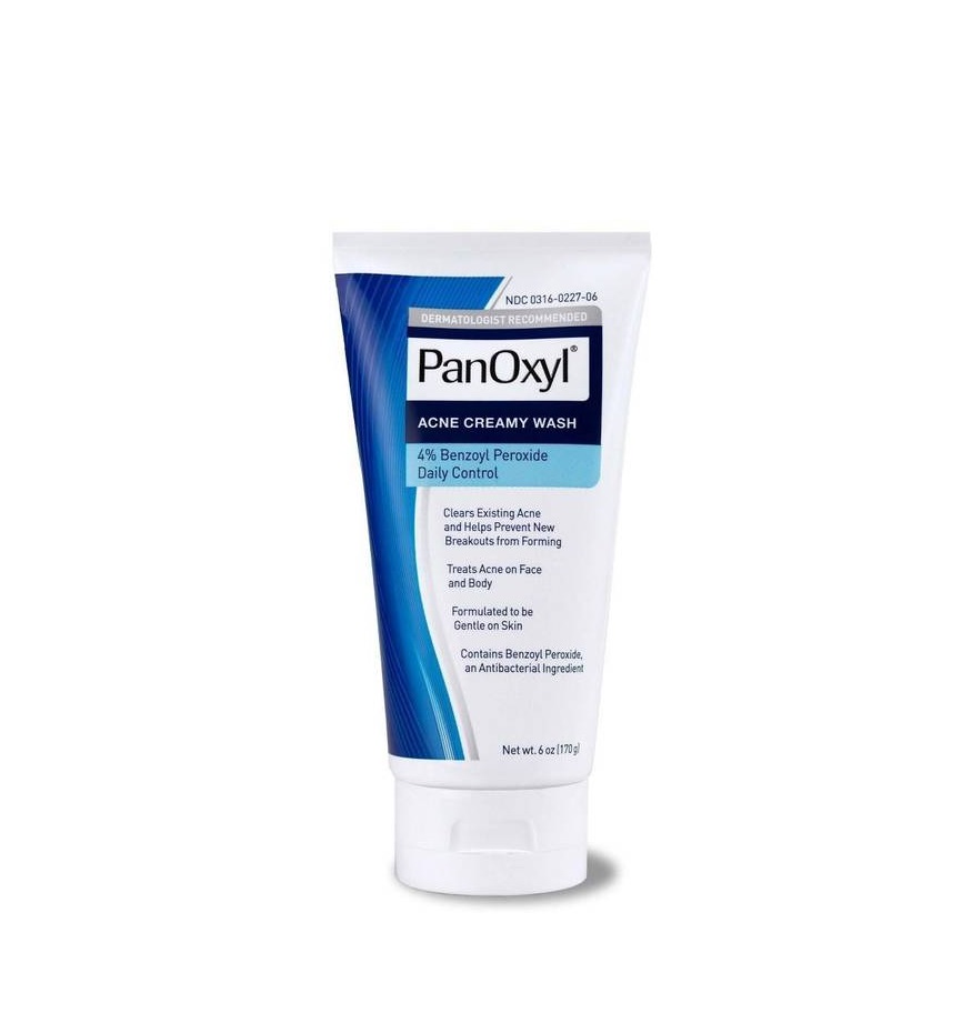 PanOxyl Acne Creamy Wash Benzoyl Peroxide 4% Daily Control