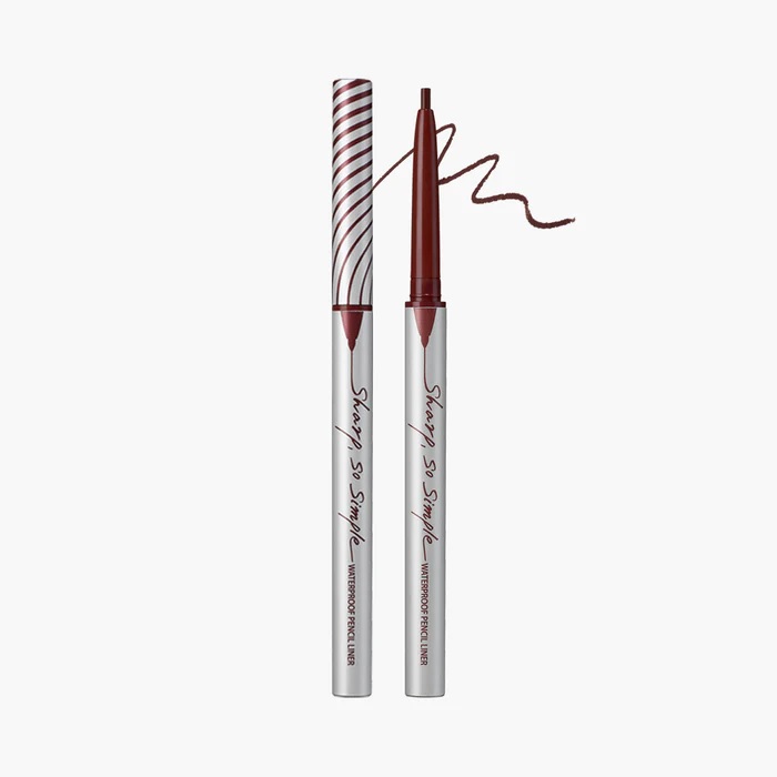 Clio Sharp So Simple Waterproof Pencil Liner 004 Maroon Brown