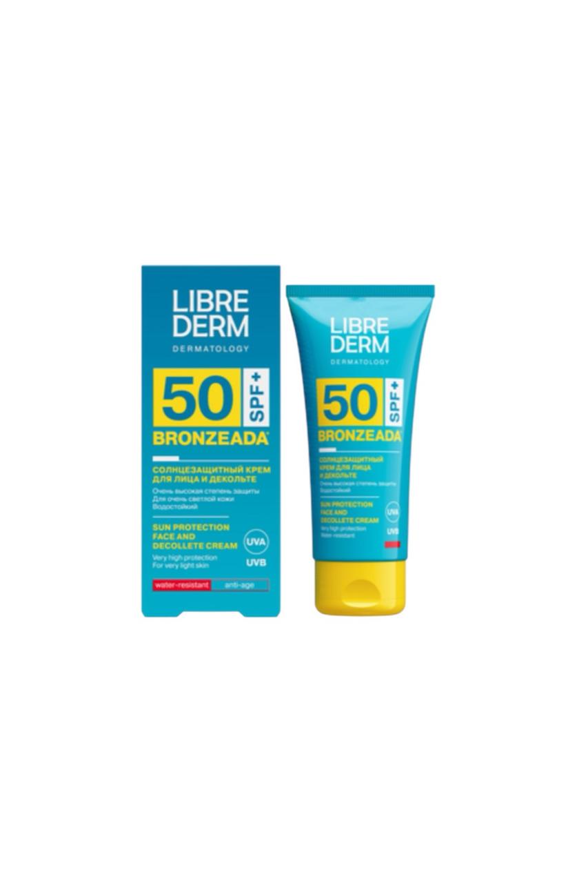 Face and decollete cream sunscreen SPF50