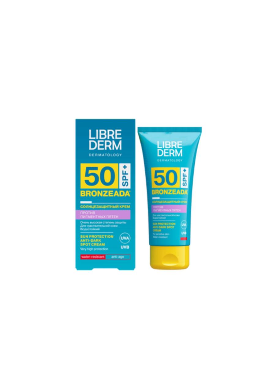 Face and body cream against pigmentation spots sunscreen SPF50