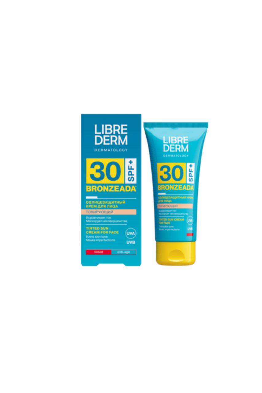 Sunscreen tinted face cream SPF30