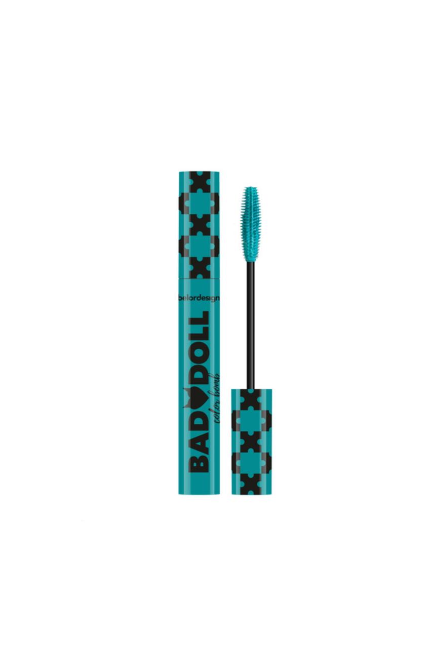 Bad doll colored volumizing  mascara in blue
