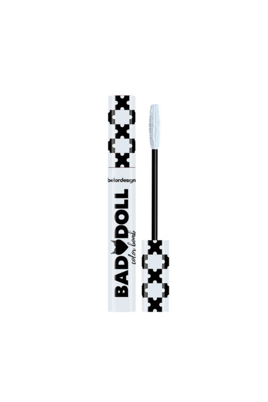 Bad doll colored volumizing  mascara in white
