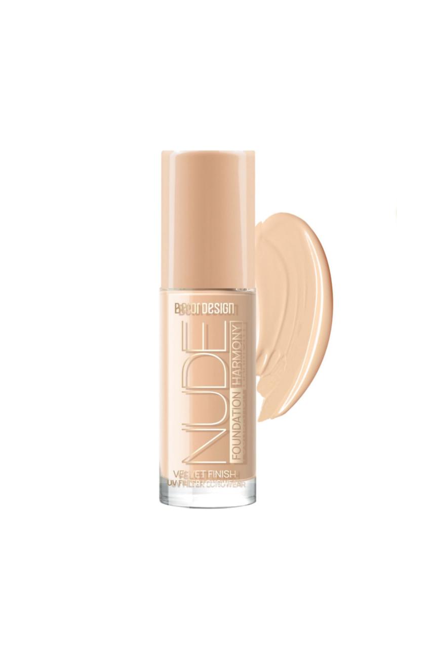 Foundation nude harmony tone 201 light beige